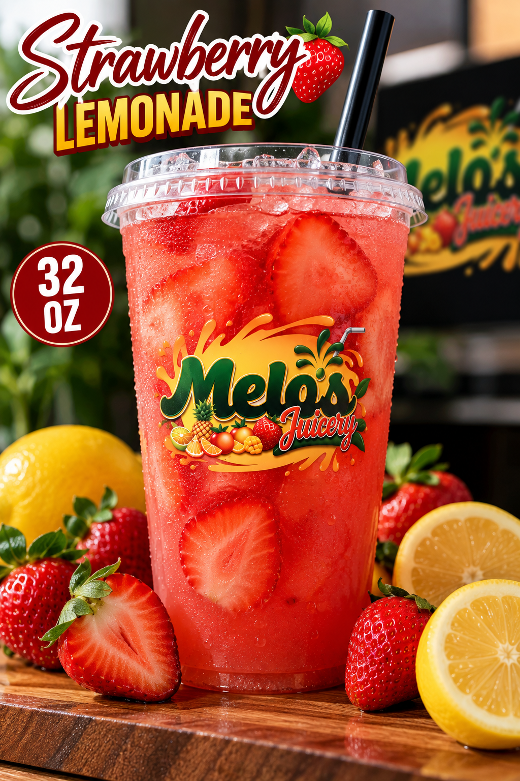 32 OZ STRAWBERRY LEMONADE